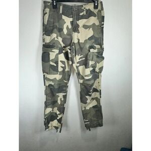 Aeropostale Relaxed Cargo Pants Mens 28x30 (measured 30x27.5) Camo Military